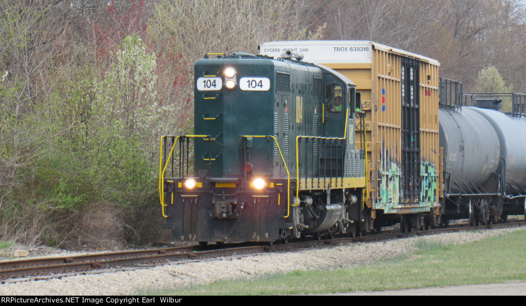 Ohio South Central Railroad (OSCR)>104